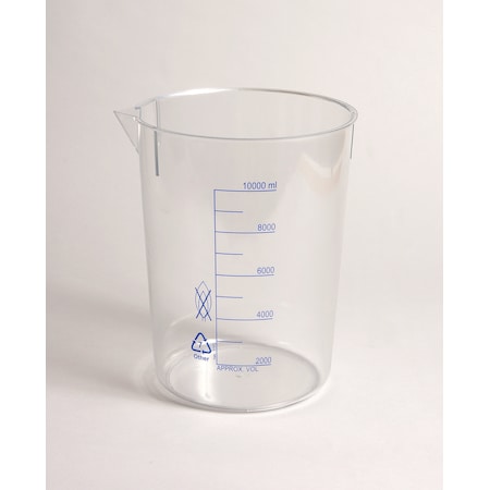 Beakers,Printed Graduations,Polym,PK 4